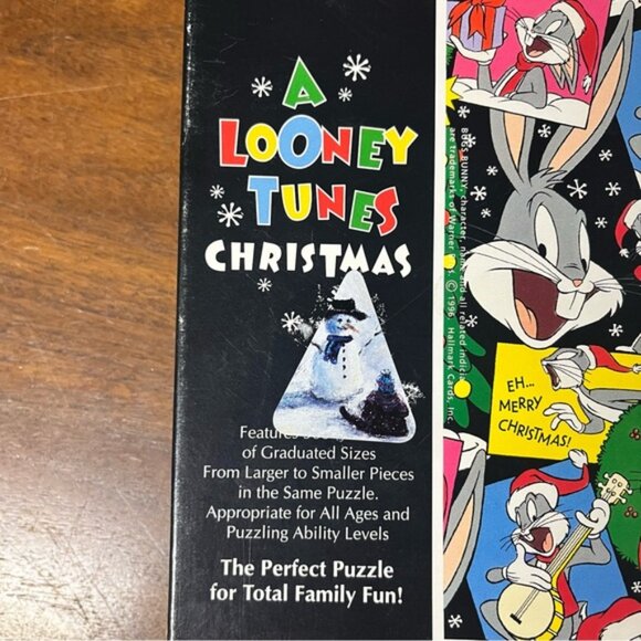 Vintage Springbok "A Looney Tunes Christmas" Bugs Bunny Jigsaw Puzzle 500 Pieces - Picture 3 of 6